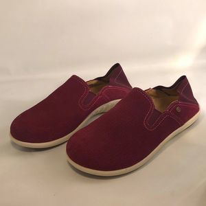 NWOB | Spenco Slip On Orthotic Sterling-Burgundy Convertibles | Sz 10B